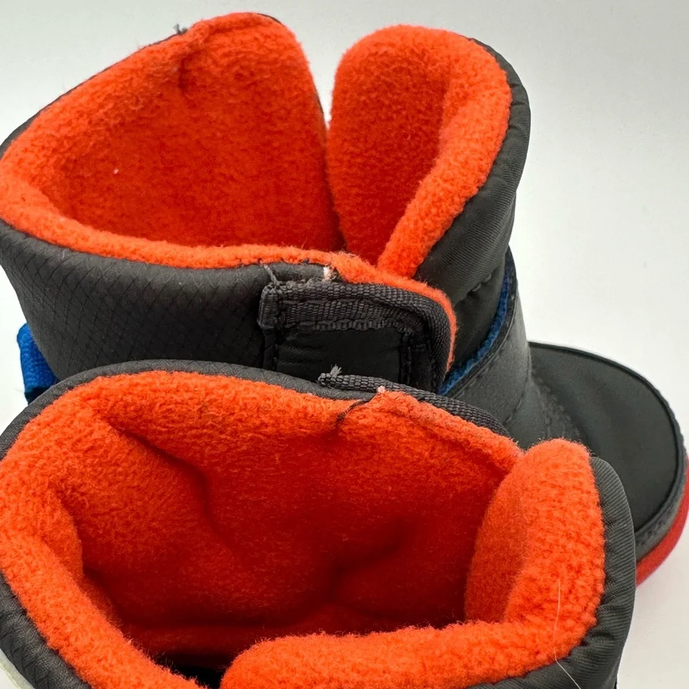 Sorel Toddler Black Boot with Red, Blue &‎ Yellow Accents